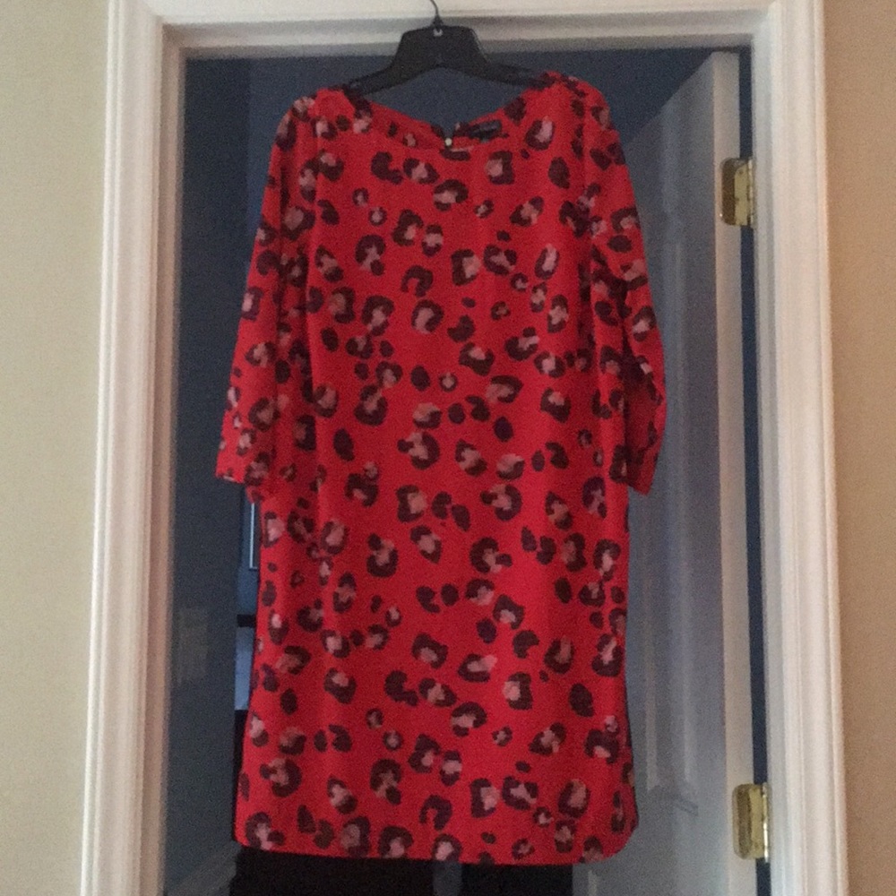 The Limited size large red animal print dress